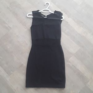 Short fitted black dress
